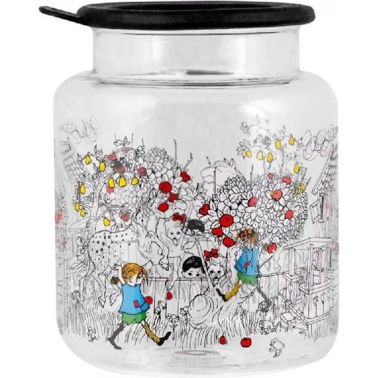 Muurla Keksdose Vorratsglas Pippi Langstrumpf Nach Hause (2,0 L)