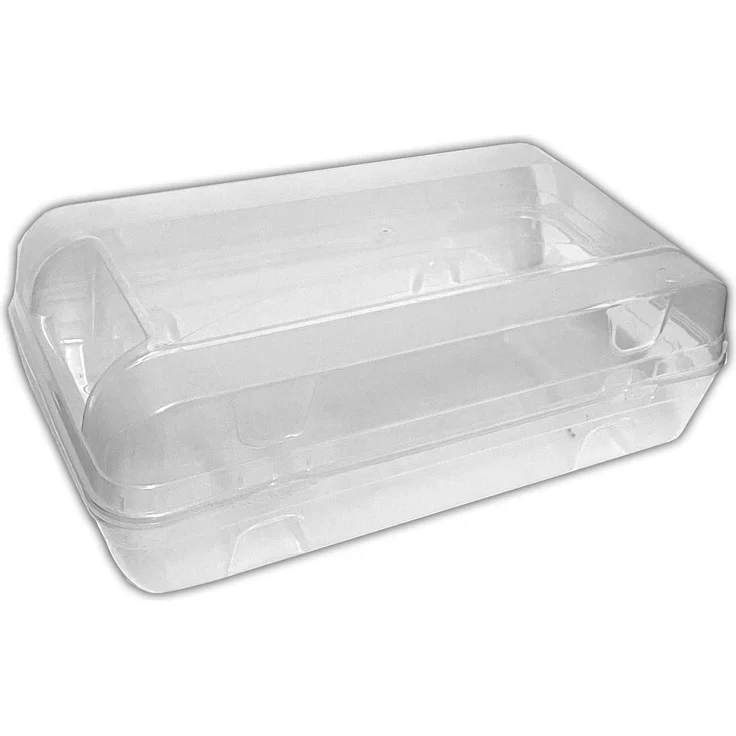 HAC24 Schuhbox Schuhorganizer Schuhe Aufbewahrungsbox Box (12 St), Transparent Stapelbar 32x17x10 cm – Bild 2