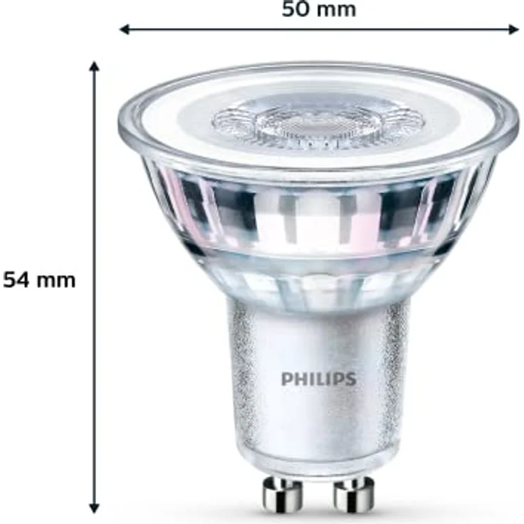 Philips GU10 LED-Reflektor PAR16, 3,5W, 4.000K, universalweiß, nicht dimmbar – Bild 3