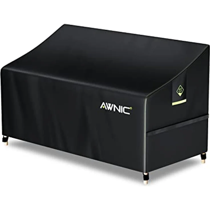 Awnic Gartenbank Abdeckung Hülle für Schutzhülle Abdeckplane Gartenbank Wasserdicht 420D Polyester 3 Sitzer 160X70X60/88cm – Bild 2