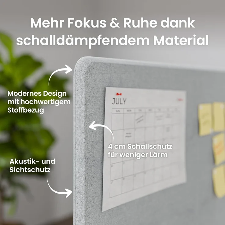 Ergotopia Raumteiler Ergotopia Focus Floor Akustik-Trennwand – Bild 3