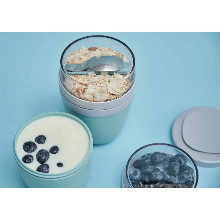 Mepal ELLIPSE Lunchpot Switch + Klapplöffel Vivid Mauve – Bild 6