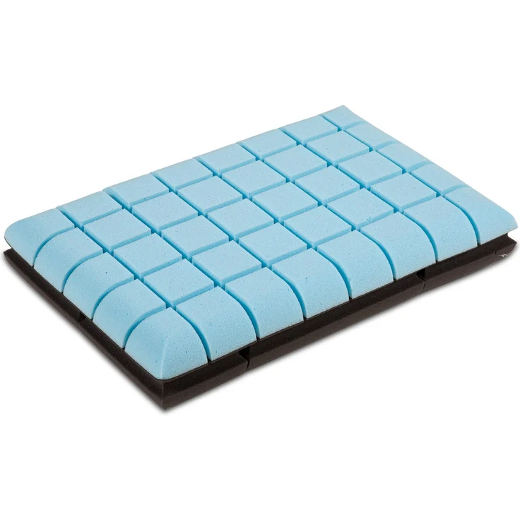 ELONEO Nackenstützkissen 56x10x37cm, Gelschaum, Seitenschläfer, Rückenschläfer, Bauchschläfer, Wendefunktion – Bild 2