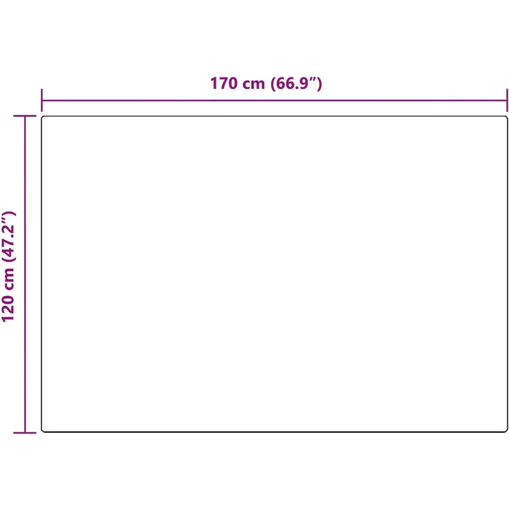 vidaXL Rutschfester Kunstfellteppich Olite Taupe 120 x 170 cm 42021746 – Bild 9