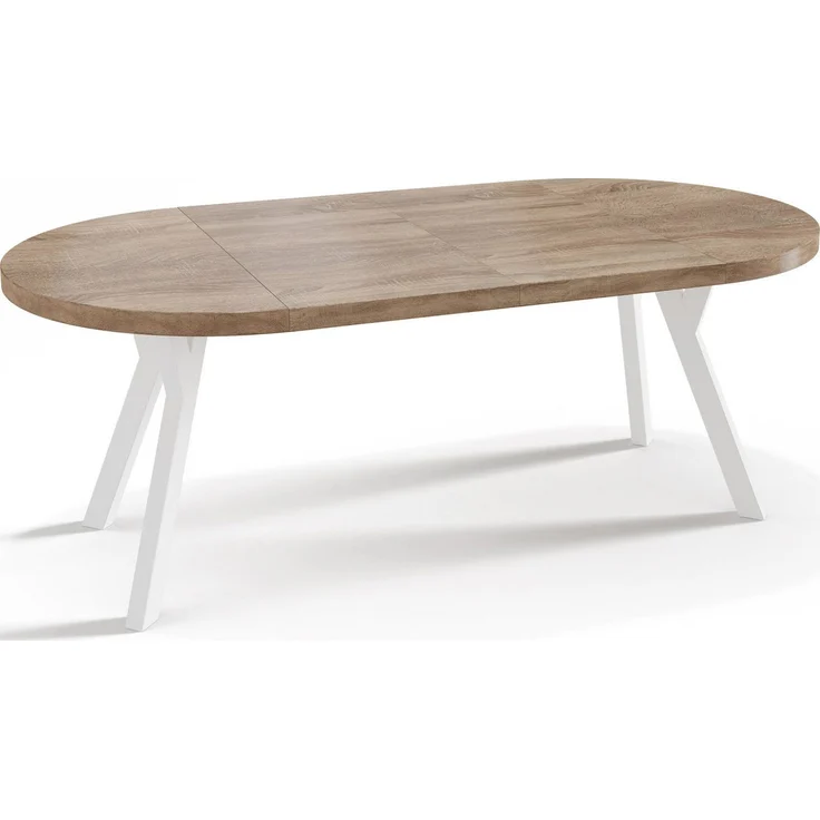WFL GROUP Esstisch Twixy (erhältlich in 3 Größen – 90/100/100 cm, ausziehbar auf 170/150/200 cm), platzsparender Tisch für kleine Küche, Esszimmer oder Wohnzimmer – Bild 3