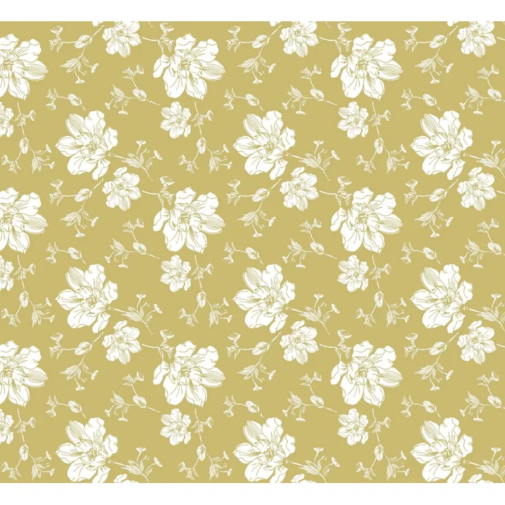 d-c-fix Tischdecke Noblessa yellow Blossom 110 x 140 cm