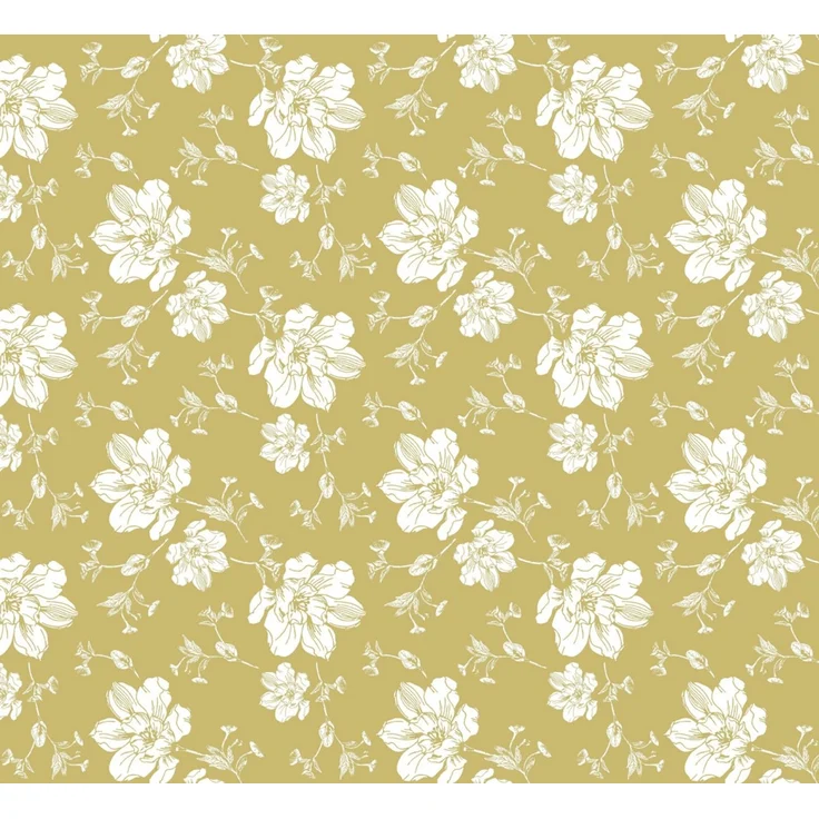 d-c-fix Tischdecke Noblessa yellow Blossom 110 x 140 cm