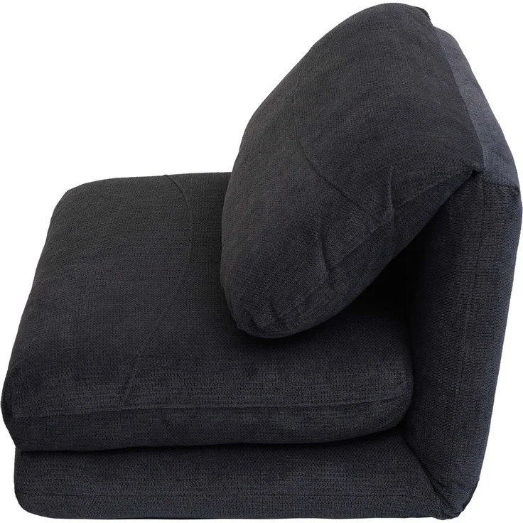 Schlafsessel HWC-E68, Schlafsofa Funktionssessel Klappsessel Relaxsessel, Stoff/Textil ~ dunkelgrau – Bild 6
