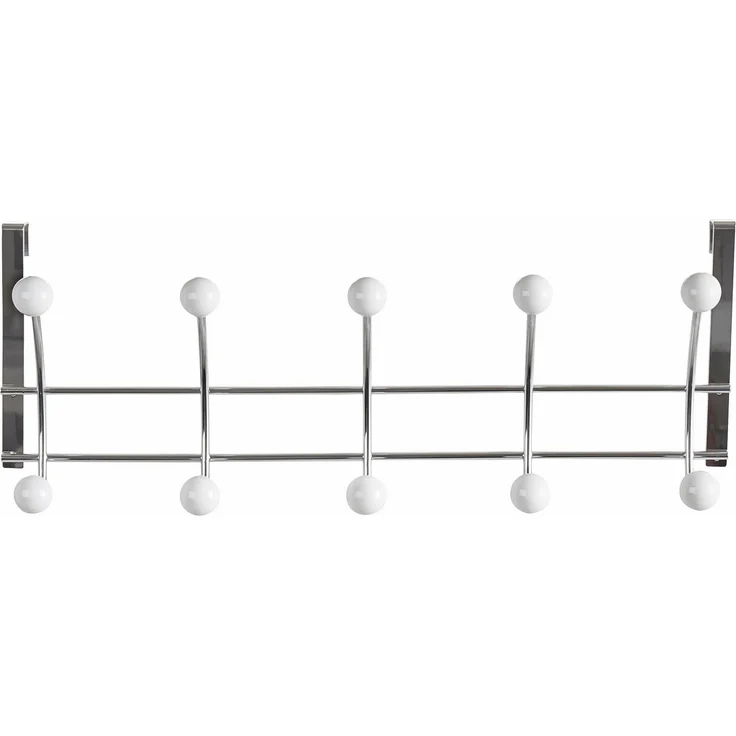 Zeller 13893 Türhängeleiste 5-er, 48 x 10 x 20, Chrom – Bild 2