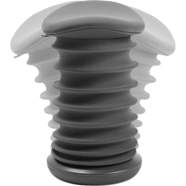 Sitness 'Sitness 4D' Ergonomischer Bürostuhl Schwinghocker, Stoff grau, 37.5 x 64 x 36 cm, höhenverstellbar – Bild 3