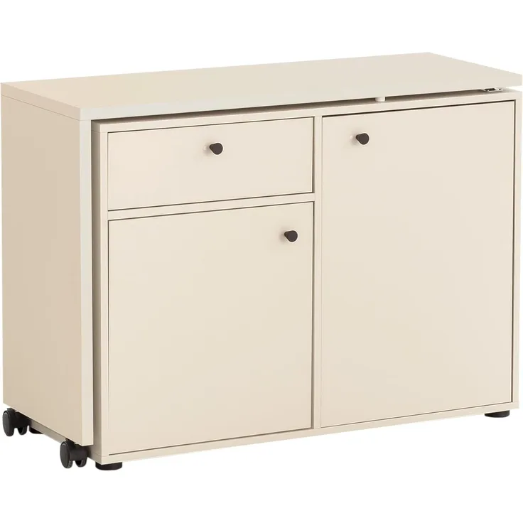 Schildmeyer Kommode und Schreibtisch Lovund 701950, cremebeige, 104,6 x 39 x 75,3 cm