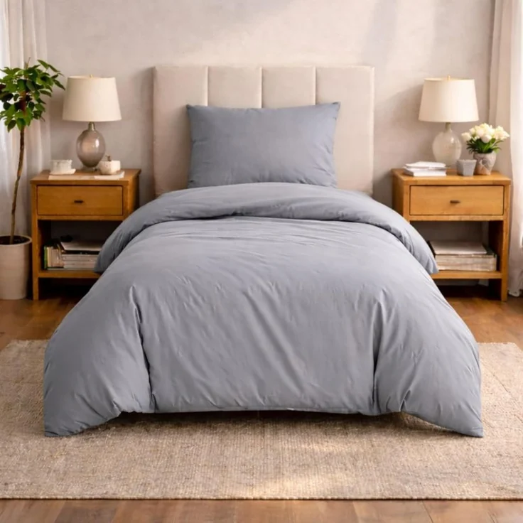 Komfortec Bettwäsche Premium, 135 x 200 bis 220 x 240 cm, 6 verschiedene Größen zur Auswahl, gebürstet 100% Mikrofaser, 2 teilig, Superweiches Bettwäsche-Set, Knitterfrei, Atmungsaktiv