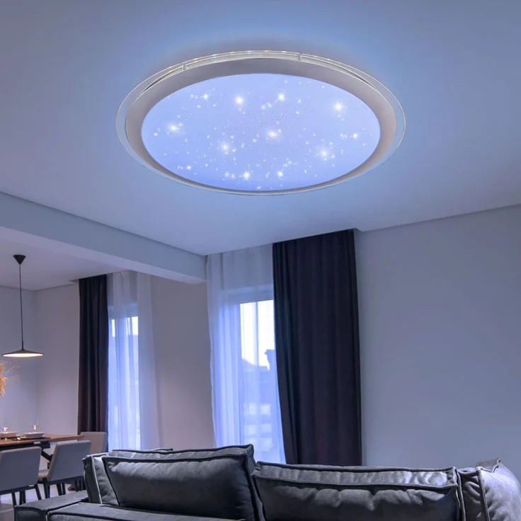 RGB LED Deckenlampe, dimmbar, Fernbedienung, D 53 cm – Bild 9
