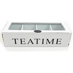 BOLTZE GRUPPE GmbH Dekokiste Teebox Teeaufbewahrung f. Teebeutel Tee-Holzbox Landhausstil Shabby Lo