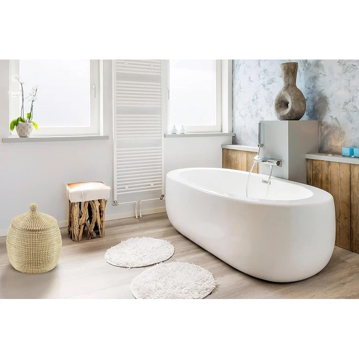 Kobolo Aufbewahrungskorb Schlangenkorb aus Seegras/Kunststoff natur D 32 cm – Bild 2