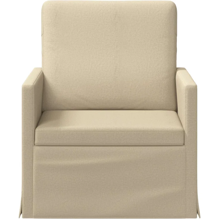vidaXL Einzelsofa Creme 70 x 81 x 82 cm Stoff 42041014 – Bild 2
