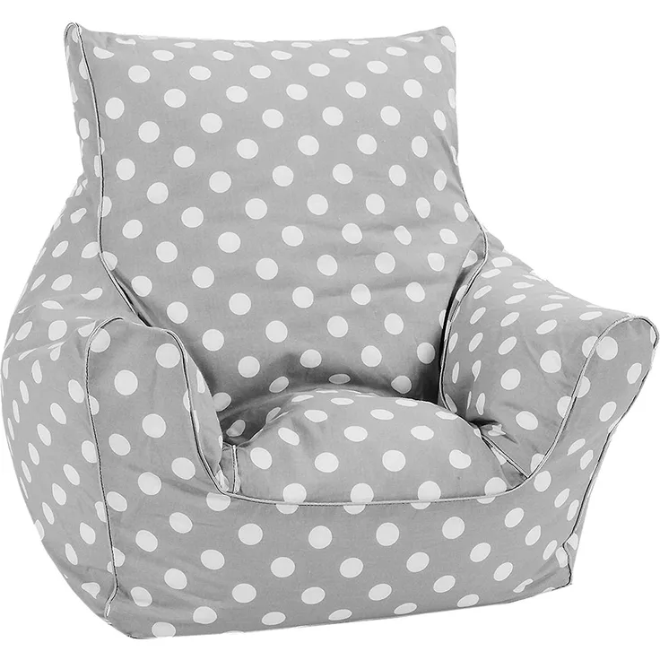 Knorrtoys Kindersitzsack Punkte (Dots Grey)