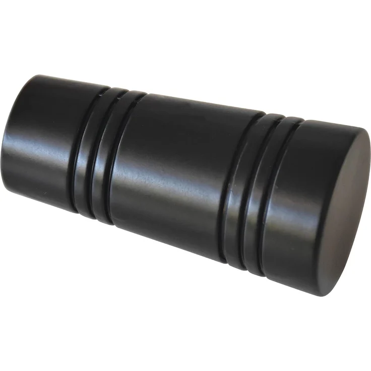 Gardinia Endstück für Gardinenstange Chicago Apollo für Ø 20 mm schwarz-matt