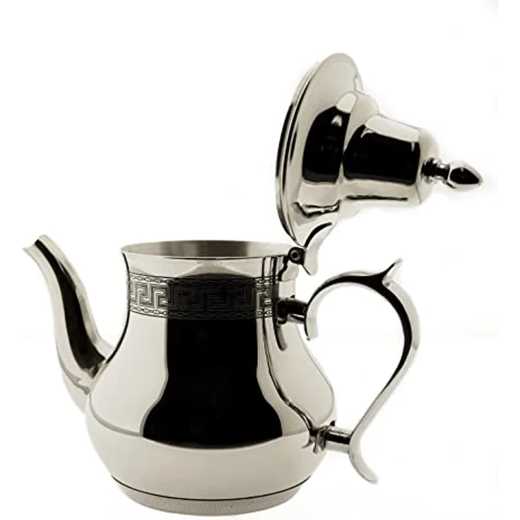 cofi1453 Edelstahl Teekanne für Induktionsherd, 1 l, ergonomischer Griff, korrosionsbeständig – Bild 2