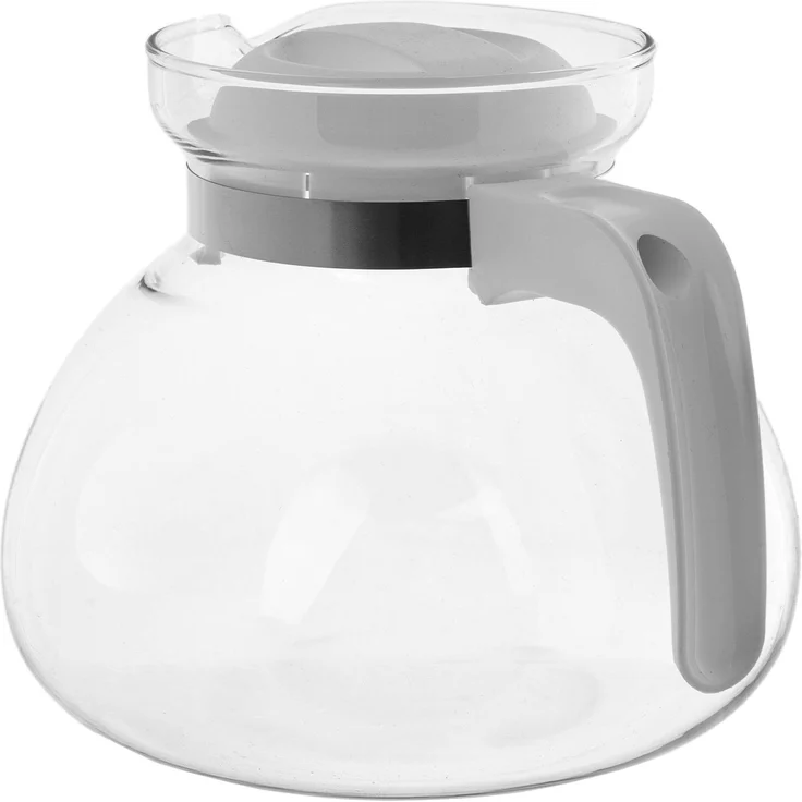 KADAX Hitzebeständige Teekanne mit Deckel, Glas, weiß, 1,7L – Bild 7