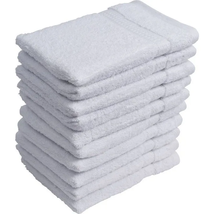 Hometex Premium Textiles Waschhandschuh in Premium Qualität 500 g/m², Feinster Frottier-Stoff 100% Baumwolle, (10er Set), weich, saugfähig, extra schwer & flauschig - TEST BILD TOP MARKE 2025