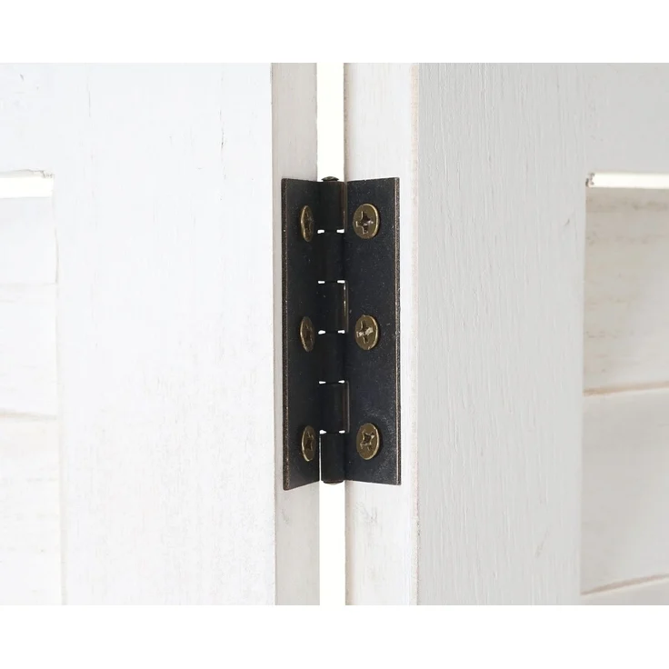 MCW Paravent MCW-A84-6, 6 Paneele, Standfest, Vielseitig verwendbar, Fensterladenoptik – Bild 3