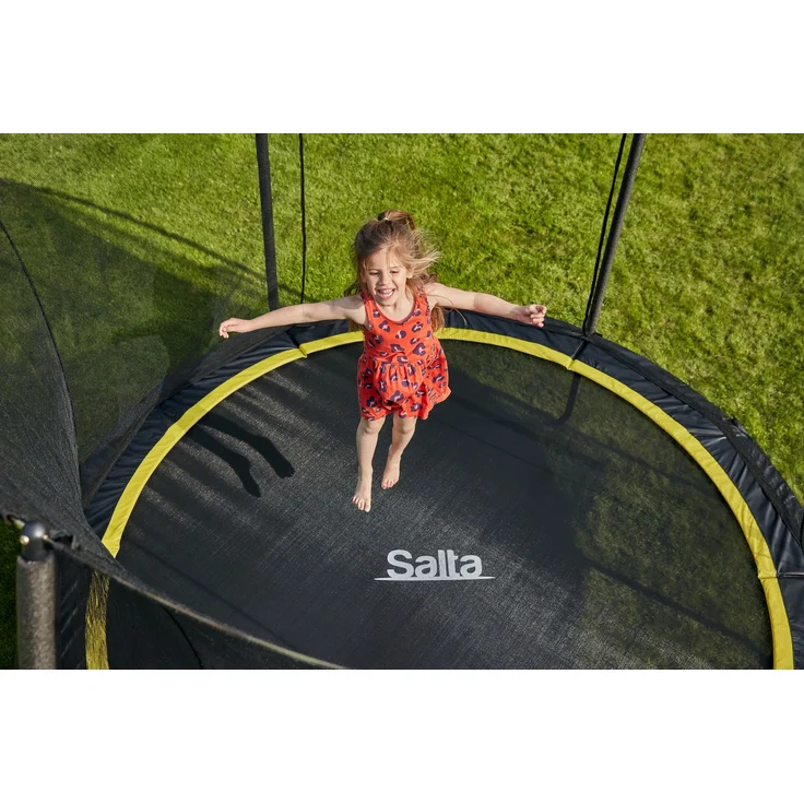 Salta 'Comfort Edition' Trampolin mit Sicherheitsnetz, Schwarz, Ø 396 cm – Bild 7