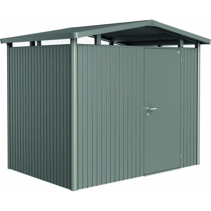 Biohort Gerätehaus Panorama, P2: 273 x 198 x 227 (b x t xh) cm, quarzgrau-metallic – Bild 1