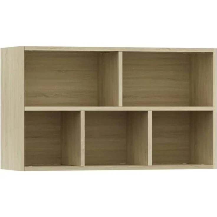 vidaXL Bücherregal/Sideboard Sonoma Eiche 50x25x80 cm Holzwerkstoff 800165 – Bild 8
