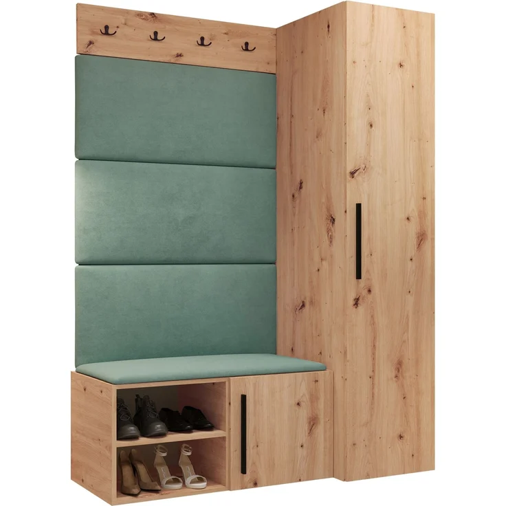 Garderoben-Set Mapreni II (Farbe: Artisan Eiche, Manila 11) – Bild 1