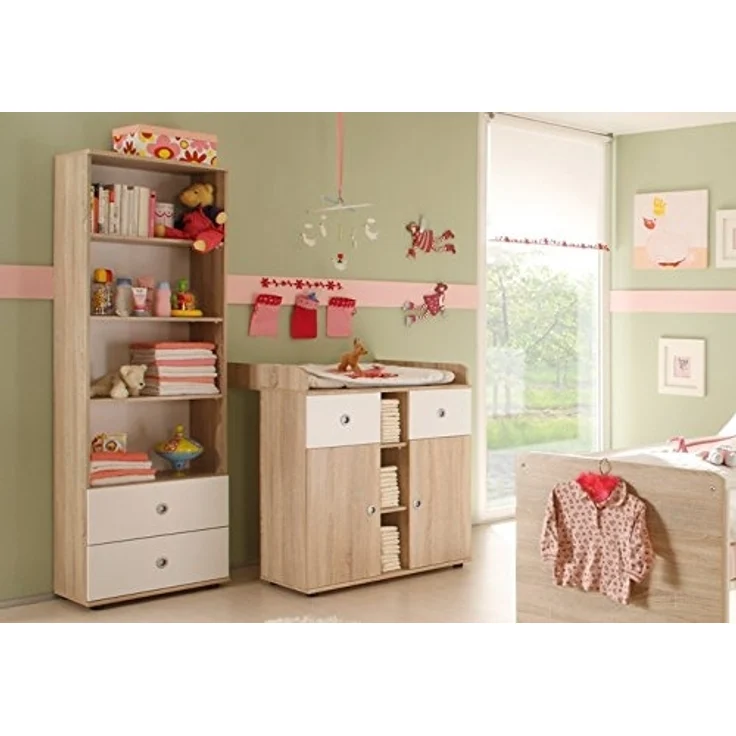 Bega 'WIKI' 4-tlg. Babyzimmer-Set sonoma eiche/sägerau – Bild 3