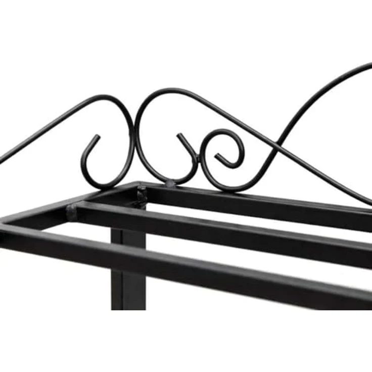 DanDiBo Schuhregal Metall Mi-1 Regal 92cm Schuhschrank Platzsparend 21237 Schuhablage Schmiedeeisen – Bild 6