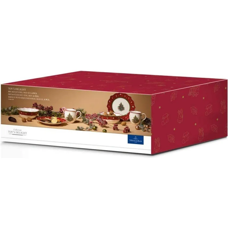 Villeroy & Boch Toy's Delight Frühstücks-Set "Breakfast for 2" 6-teilig Rot – Bild 7