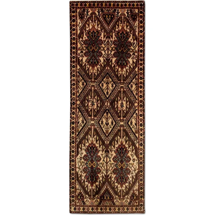 Morgenland Läufer Perser - Nomadic - 181 x 62 cm - mehrfarbig