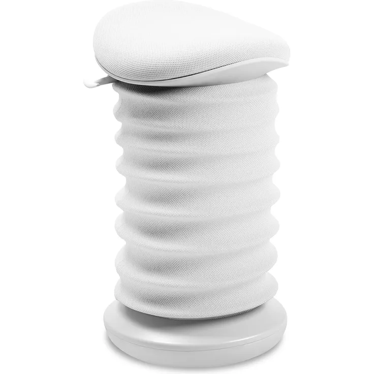 TOPSTAR Sitness 4D AGR-Zertifiziert Dynamischer Sitzhocker papyrusweiss Weiss - ergonomischer Bürohocker - höhenverstellbar - stärkt den Rücken - entlastet die Bandscheiben
