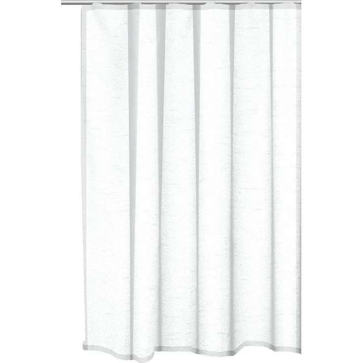 Haus und Deko Gardine Vorhang Kräuselband Seidenglanz halbtransparent Dekoschal Gardine (1 St), Kräuselband, halbtransparent, Polyester