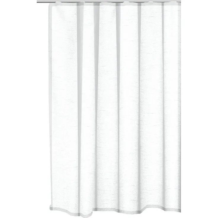 Haus und Deko Gardine Vorhang Kräuselband Seidenglanz halbtransparent Dekoschal Gardine (1 St), Kräuselband, halbtransparent, Polyester