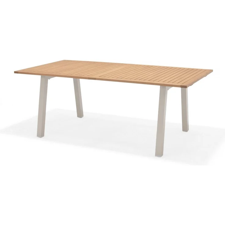 Primaster Gartentisch Padua 195 x 100 cm Eukalyptusholz/Aluminium
