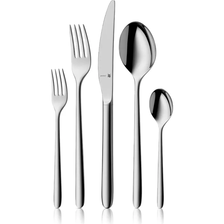 WMF 'Flame' Besteckset, Cromargan Edelstahl silber, 30-tlg.