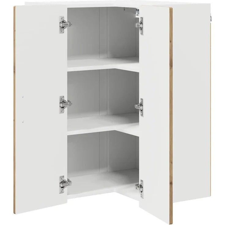 vidaXL Wand-Eckschrank PORTO Artisan-Eiche 57 x 57 x 80 cm 885434 – Bild 5