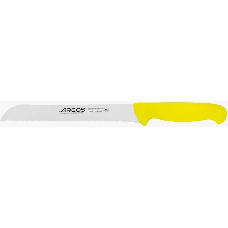 Arcos 291400 Brotmesser, Acier_inoxydable, Gelb, 200 mm
