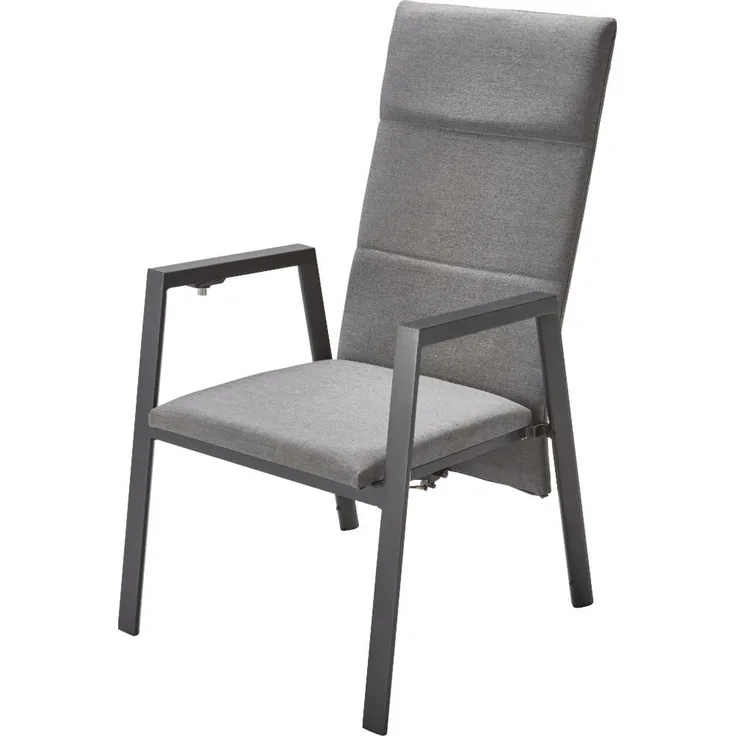Primaster Movesessel Arona Anthrazit Garten-Loungemöbel 60,5 x 77 x 107cm Sessel