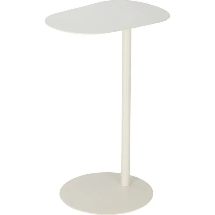 Koopman Beistelltisch Sofatisch Kaffeetisch Laptoptisch Betttisch (1-St), Weiß, Metall, 35 x 25 x 53 cm, stabiler Stand, Tisch