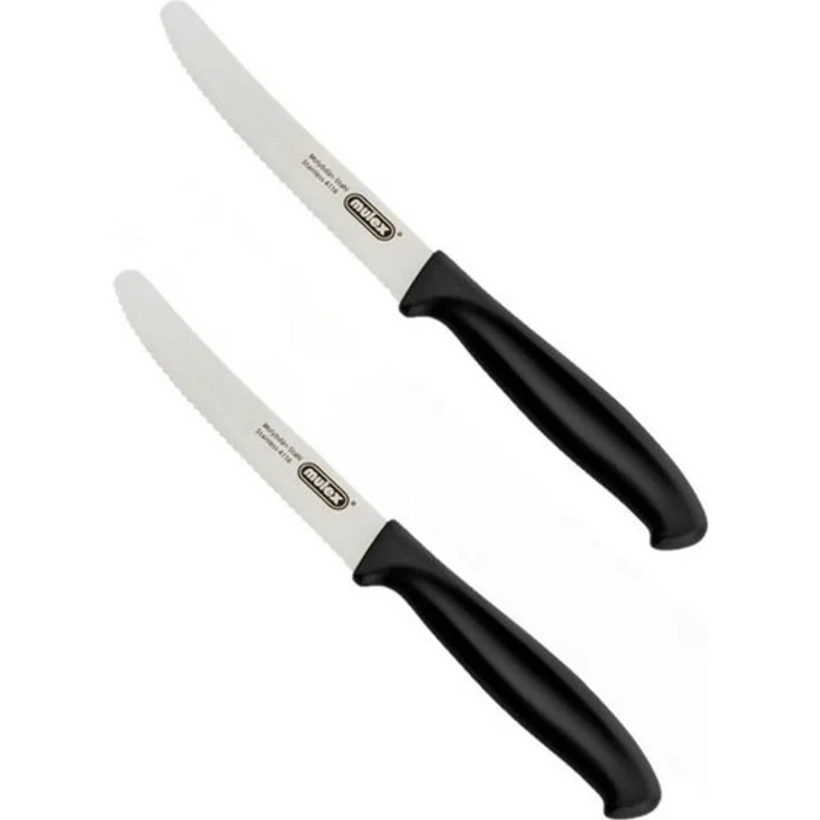 Mulex Messer-Set (2-tlg), extra scharferWellenschliff und ergonomischer Griff – Bild 3