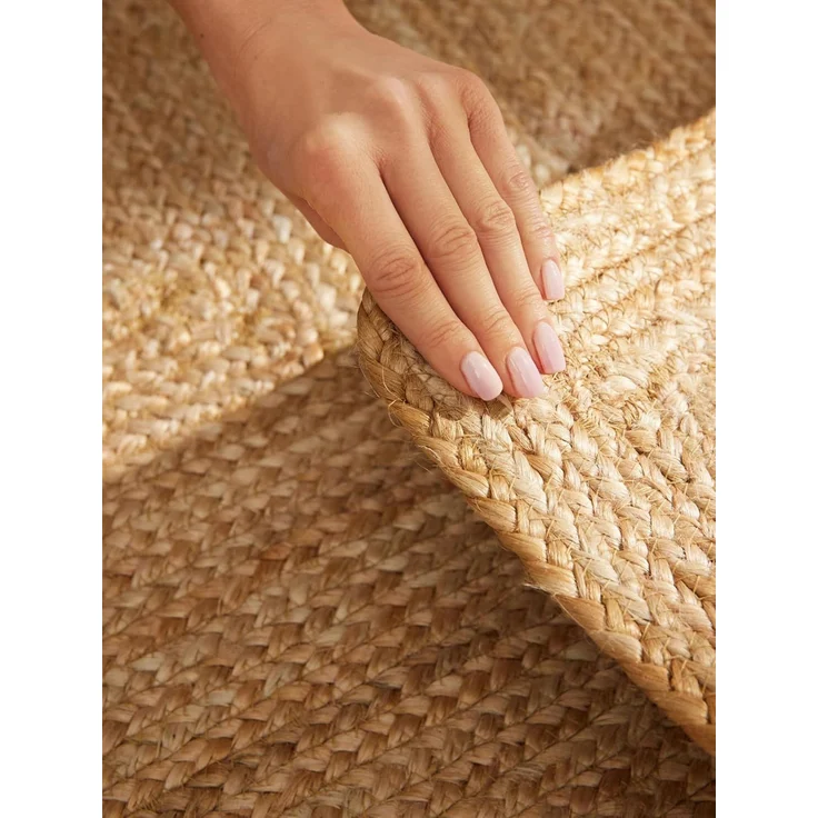 HANSE Home Teppich Sharmila Juteteppich, rechteckig, Höhe: 9 mm, 100% Jutefaser, Natur, Wohnzimmer, Esszimmer, Flur, Boho, Skandi – Bild 7