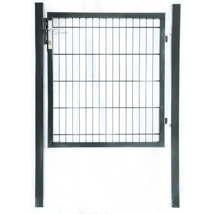 HOME DELUXE Gartentor für Doppelstabmattenzaun PORTARIUS - 180 cm Anthrazit – Bild 1