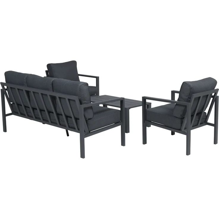 Garden Impressions Aluminium Gartenlounge-Komplettset "Barton", grau – Bild 6