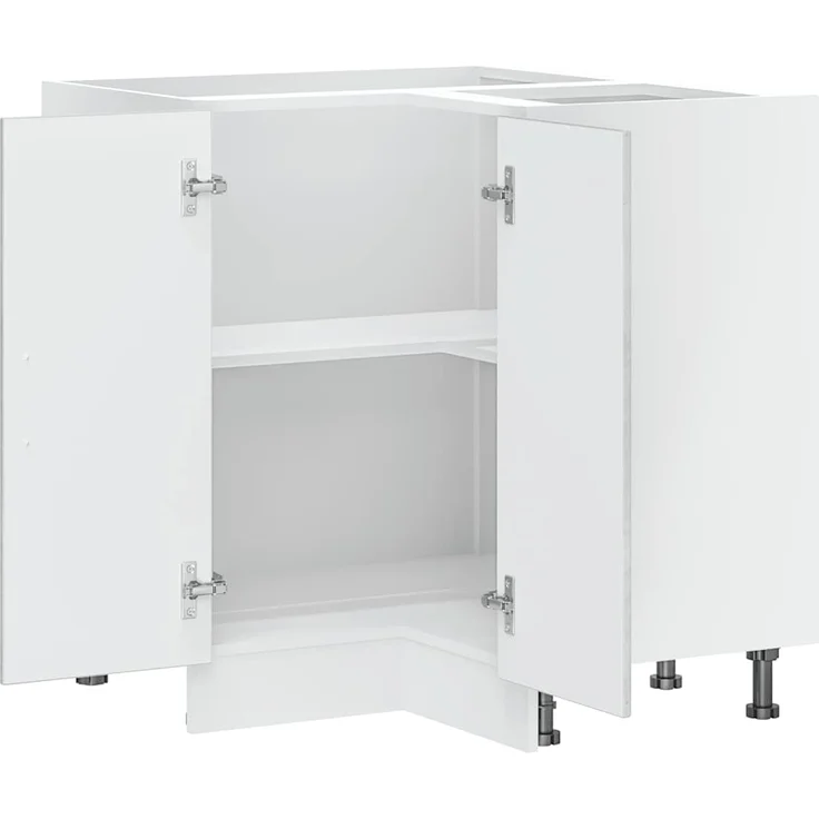 vidaXL Küchen-Eckunterschrank Porto Betongrau Holzwerkstoff 853991 – Bild 5