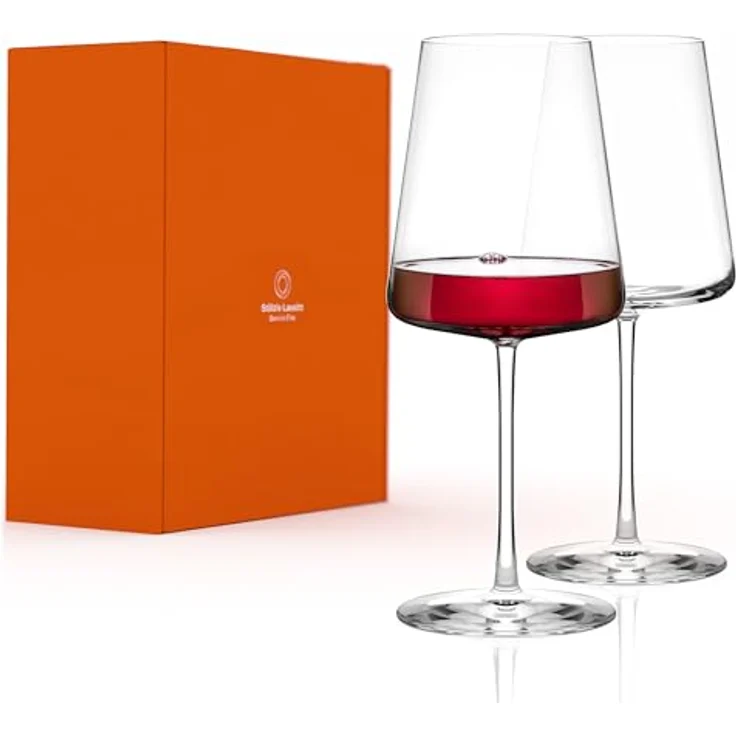 Stölzle Lausitz Bordeauxgläser Power 2er Set 650 ml – Hochwertige Weingläser ideal für Bordeaux – Moderne Bordeauxkelche aus Kristallglas für maximale Geschmacksentfaltung – Spülmaschinen- & Stoßfest – Bild 1