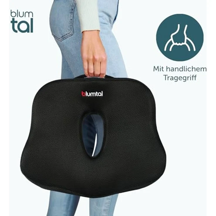 Blumtal Sitzkissen Ergonomisches Sitzkissen, Hämorrhoiden Sitzkissen, ideal für Büro & Auto – Bild 6